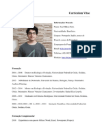 Curriculum Vitae Jose Hidasi Neto português