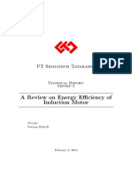 A Review On Energy Efficiency of Induction Motor PDF