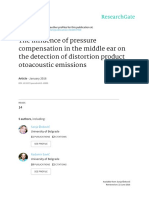 The Influence of Pressure Compensation in the Midd