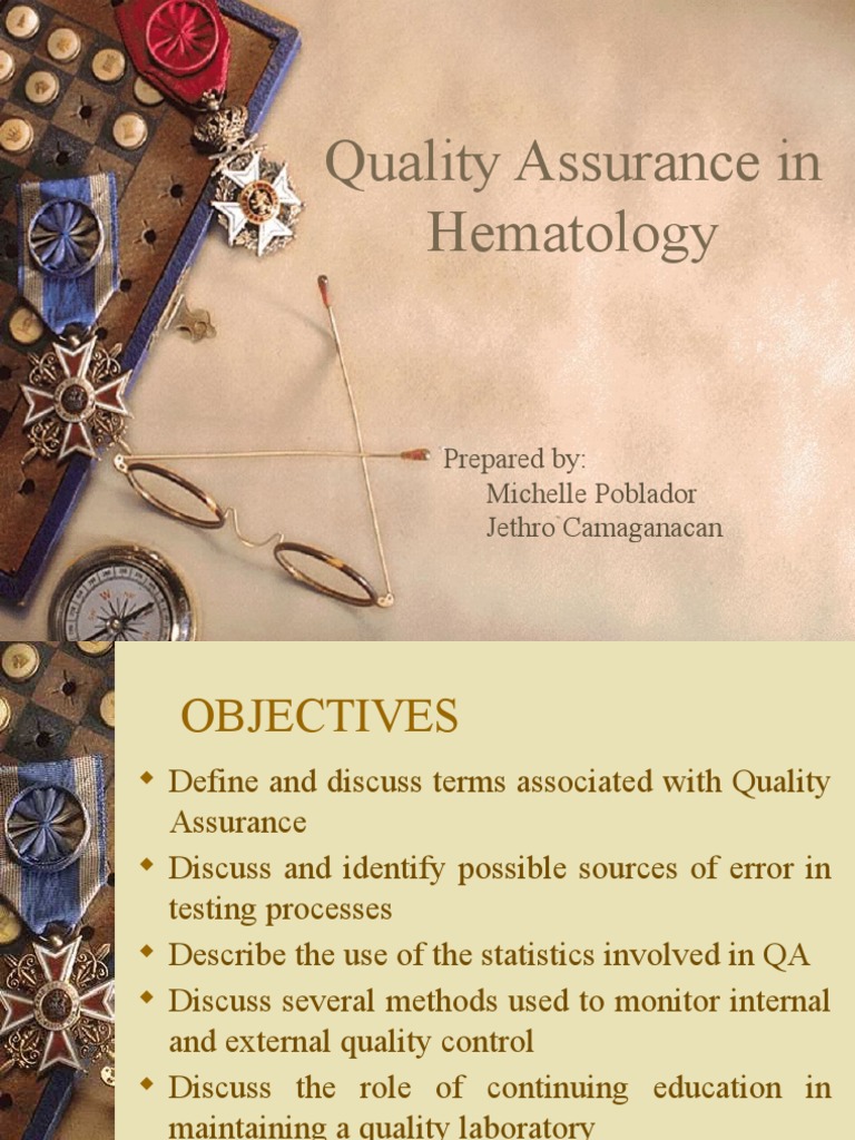 Quality Assurance in Hematology | PDF | Standard Deviation ...