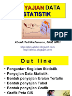 BIOSTATISTIK Penyajian Data Statistik - PERTEMUAN V