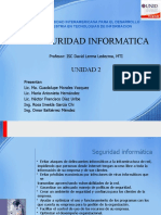 Unidad 2 Seguridad Informatica