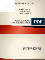 Suspensi Dan Emulsi ............................