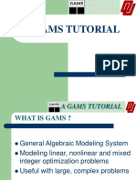 A Gams Tutorial