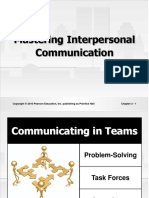 Mastering Interpersonal Communication: Chapter 2 - 1