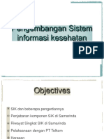 Pengembangan Sistem Informasi Kesehatan