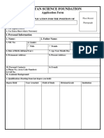 PSF JobApplicationForm PDF