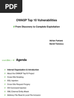 OWASP Top10 Workshop