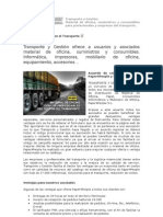 Transporte y Gestión: Material de Oficina, Suministros y Consumibles para Profesionales y Empresas Del Transporte.