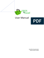 User Manual: For EPOS 4 Excel v1.8.0