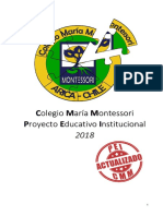 PEI Colegio María Montessori 2018