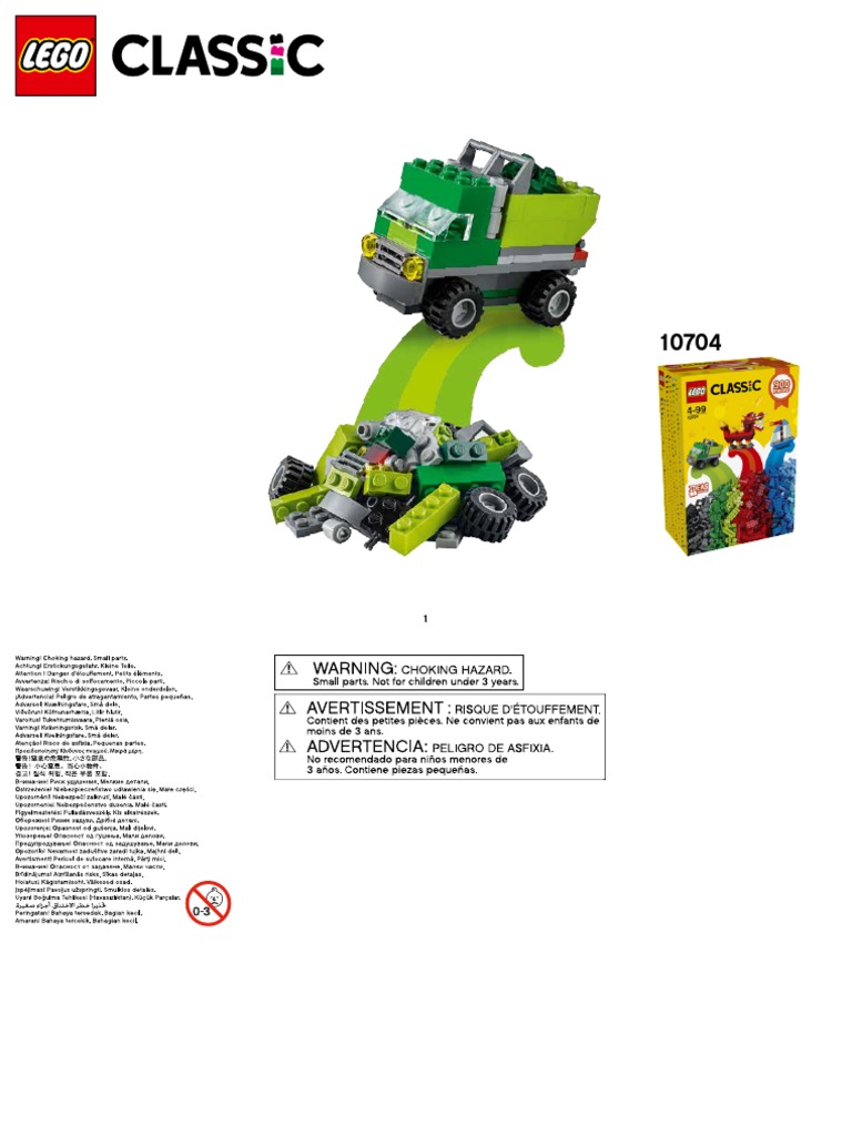 lego classic 10704 garbage truck