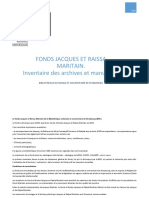 Fonds Maritain BNU Inventaire V2