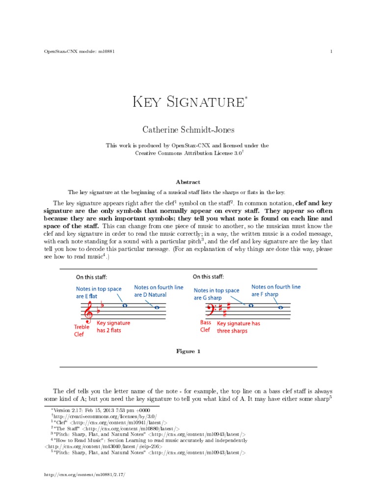 Key signature catherine schmidt jones pdf musical notation scale