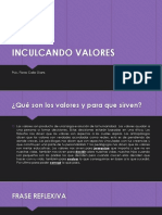 Inculcando Valores