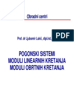 03 OC, Pogonski Sistemi, Moduli Linearnih I Obrtnih Kretanja