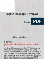 English Language Olympiad