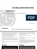 Microwave/Grill/Convection Oven: Owner'S Manual