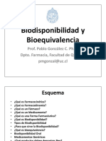 Biodisponibilidad y Bioequivalencia