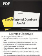 The Relational Database Model