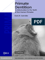Primate Dentition PDF