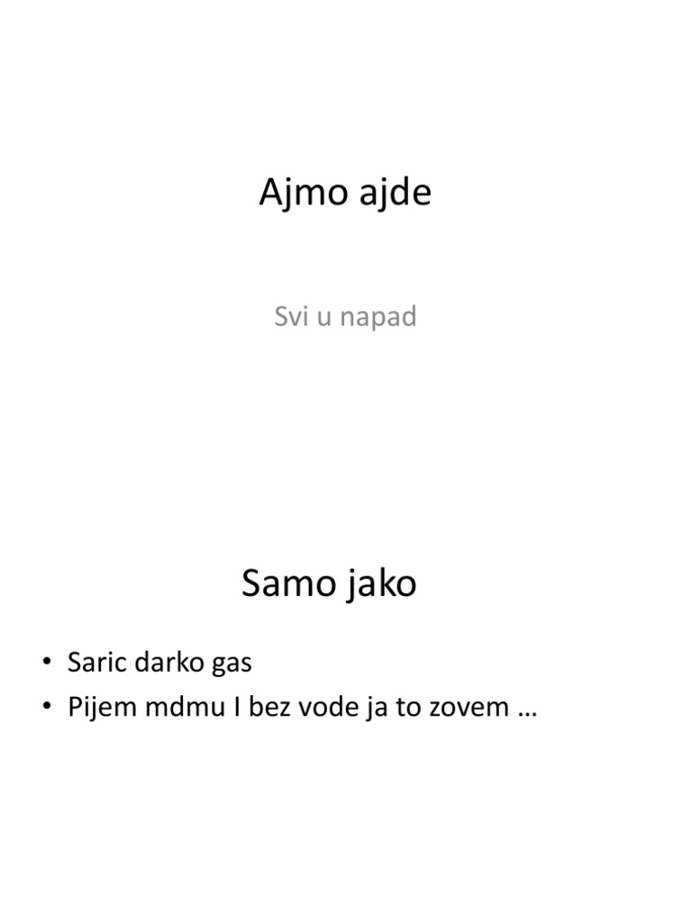 Ajmo Ajde PDF