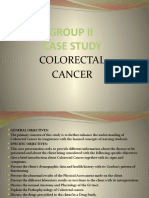 Group Ii Case Study: Colorectal Cancer
