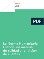 Core Humanitarian Standard - Spanish