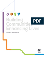 Building Communities + Enhancing Lives: A Quality of Life Report