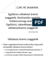 6.1 (W6.1.) AC-AC Átalakítók2, Egyfázisú Szaggatók