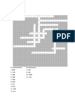 Crossword Ordinal Numbers