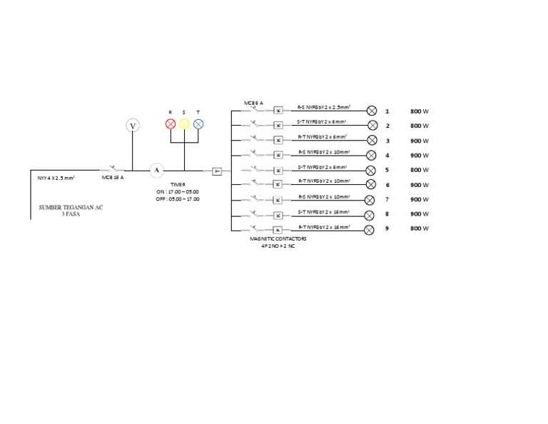 Single Line Diagram 1 | PDF
