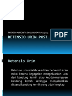 Retensio Urin Post Partum