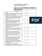 Checklist assesment