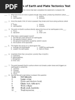 Earthquake Quiz