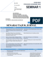 Seminar 1 Penulisan Akademik