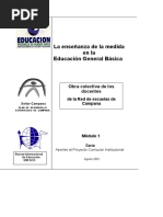 Enseñanza de La Medida