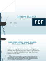 Bismillah Resume Hadis Enjel