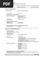 Forklift Oil MSDS