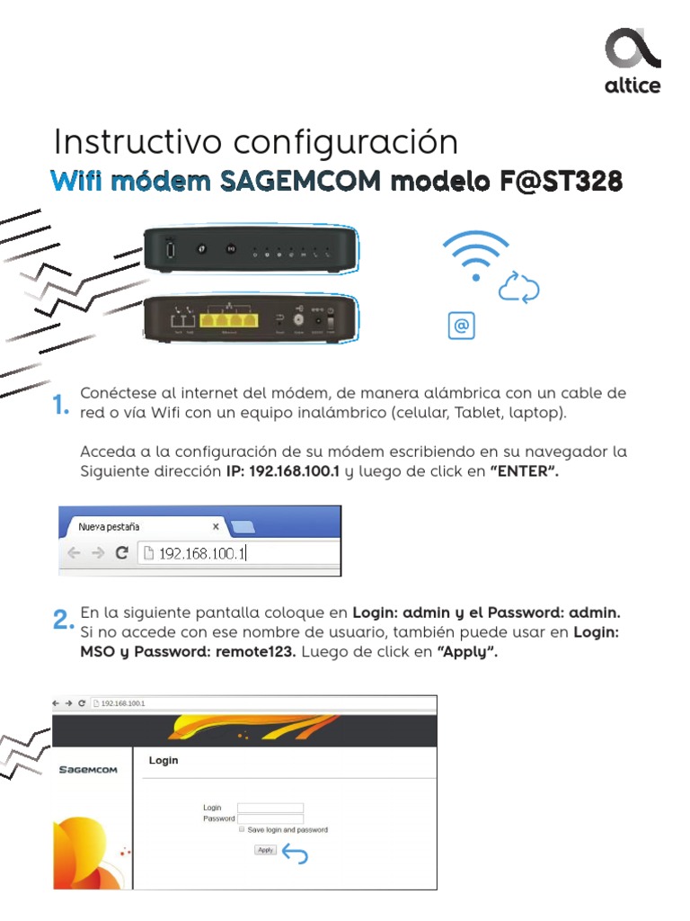 Configuración WiFi SAGEMCOM F@ST328 | PDF | Juegos y actividades ...