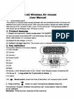 Wireless Air Mouse User Manual