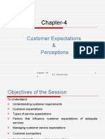 Chapter-4: Customer Expectations & Perceptions