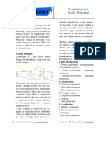 Transformers Study Material PDF