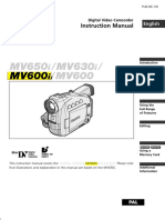 Canon MV650i/MV630i/MV600i/MV600 Digital Video Camcorder Instruction Manual