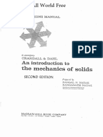 An Introduction to Mechanics of Solids-Solution_ R. Archer