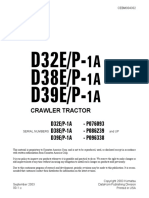 Komatsu D32E-1A Dozer Bulldozer Service Repair Manual SN P076093 and up.pdf
