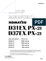 Komatsu D31PX-21 Bulldozer Service Repair Manual SN 50001 and up.pdf