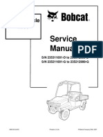 BOBCAT 2200 UTILITY VEHICLE Service Repair Manual SN：235311001-D to 235312999-D.pdf