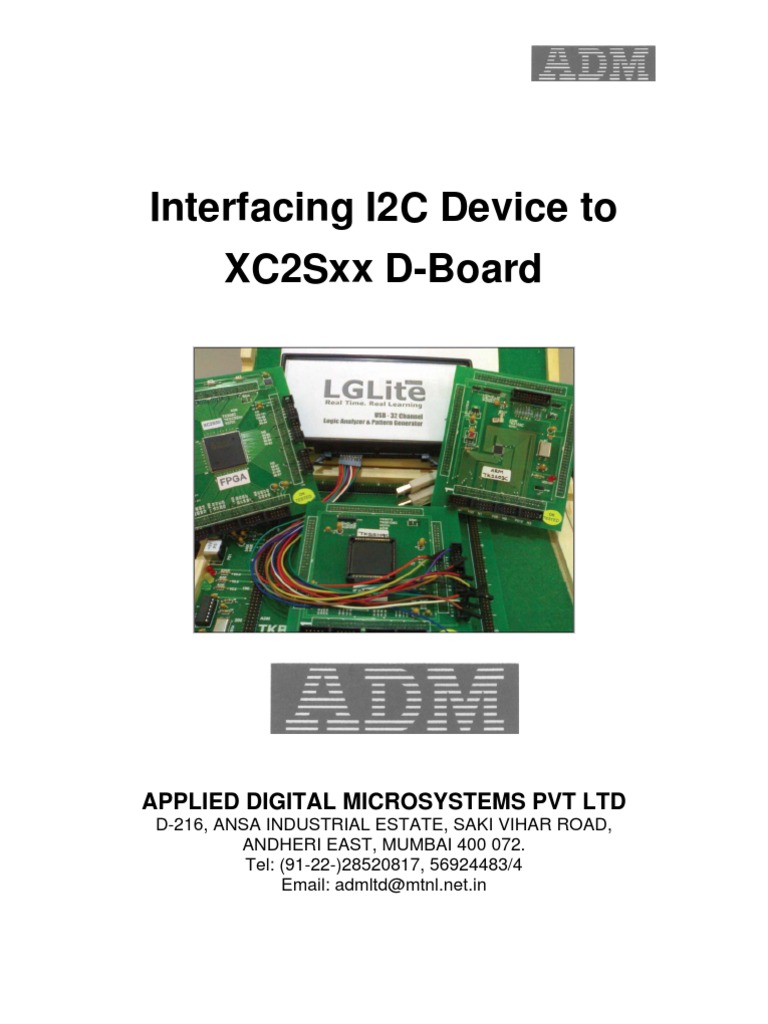 I2C Device Interfacing with XC2S50 | PDF | Computer Architecture ...
