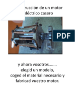 #Construcción de Un Motor Eléctrico Casero